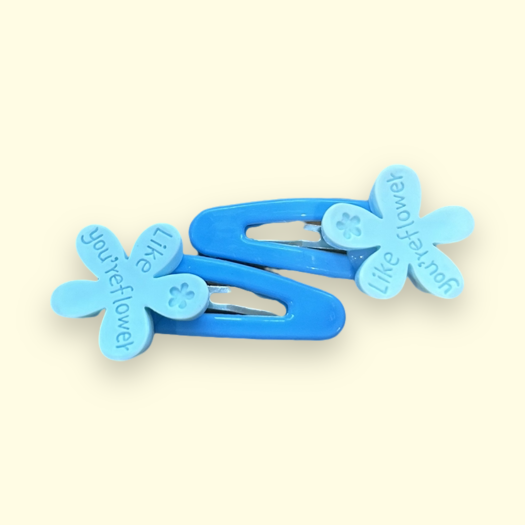 ‘Little Miss’ Blue Clips