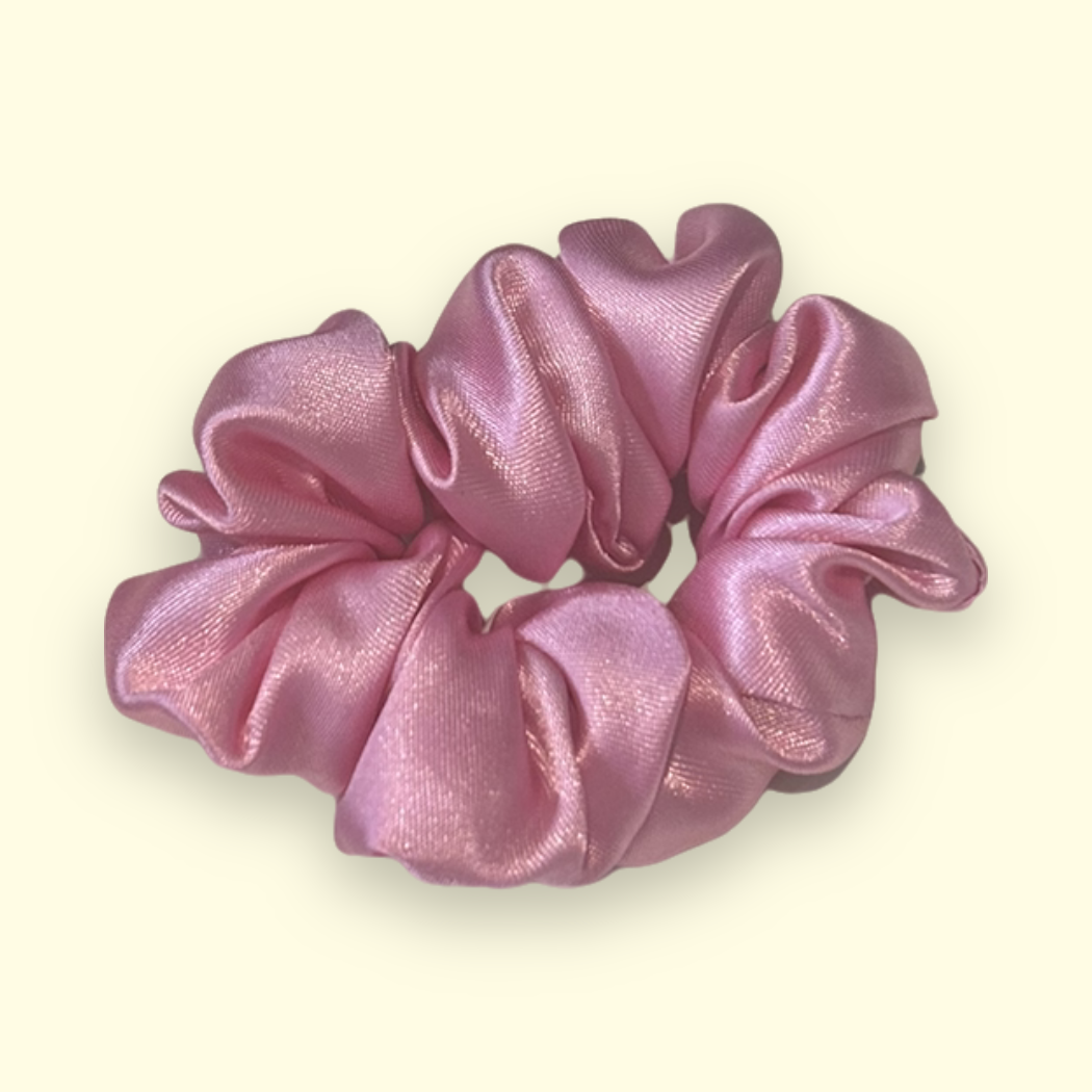 ‘Baby Pink’ Mini Satin Scrunchie