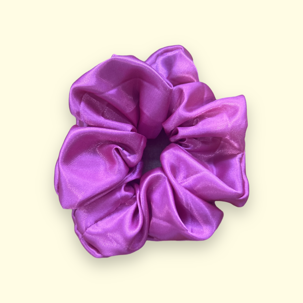 ‘Barbie Pink’ Satin Scrunchie