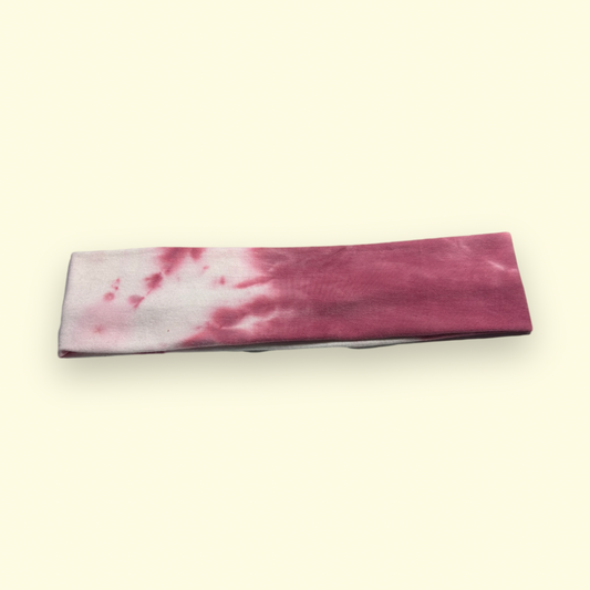 “Pink Tie Dye” Adult Headband