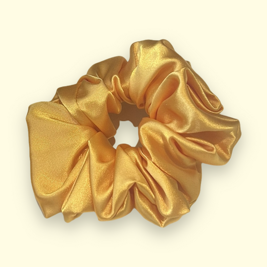 ‘Yellow Mellow’ Satin Scrunchie