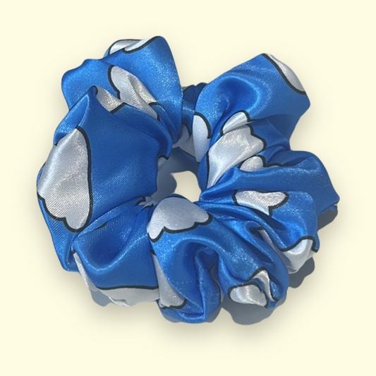 ‘Head in the clouds’ Satin Scrunchie