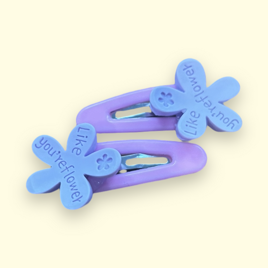 ‘Little Miss’ Purple Clips