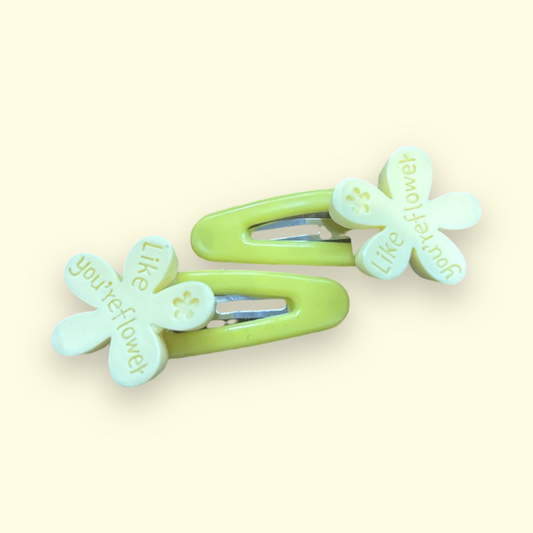 ‘Little Miss’ Yellow Clips