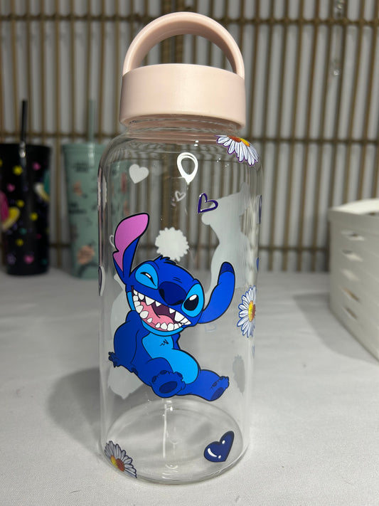 Lil Monster Glass Drink Bottle